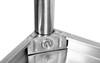 Rozsdamentes munkapad polccal 140x60x85 cm | YATO YG-09023