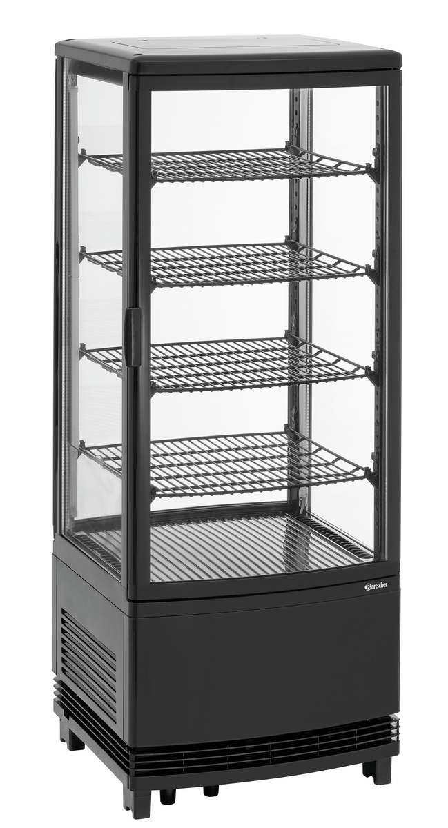 Hűtővitrin Mini 98L2T fekete | BARTSCHER 700698