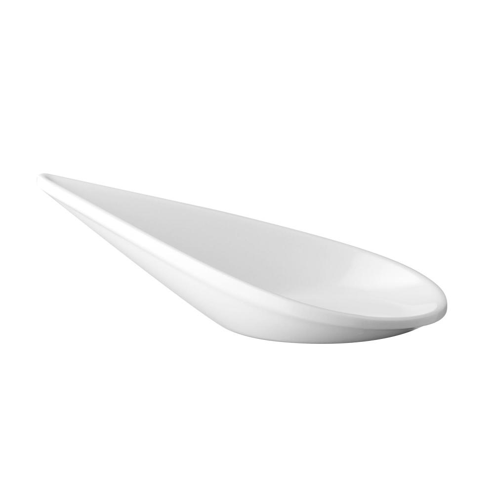 Előételes tálka DROP, melamin, fehér, 10.5x5.5x3 cm, 90 ml | APS 85370