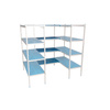 Összekötő állvány 5 polcos, mélység 60 cm 5P-66+20UM | ALUSHELF 60532