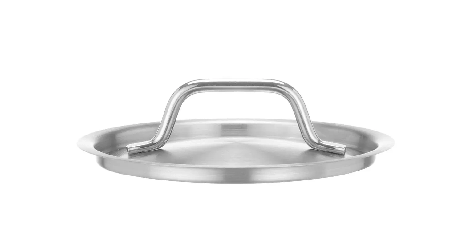 Rozsdamentes acél edény fedele, 16 cm, FORGAST