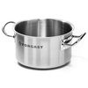 Alacsony rozsdamentes acél fazék, 4 l, 20 cm átmérő | FORGAST FG02520