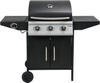 Gázgrill BAVEN, 3+1, szekrénnyel, fekete, 12.8 kW | LUND 99642