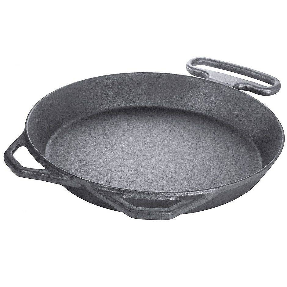 Vendéglátóipari öntöttvas serpenyő fülekkel, 80 cm | CONTACTO 5091/800