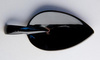 Előételes tálka LEAF, melamin, fekete, 10x4.5x1 cm | APS 83888