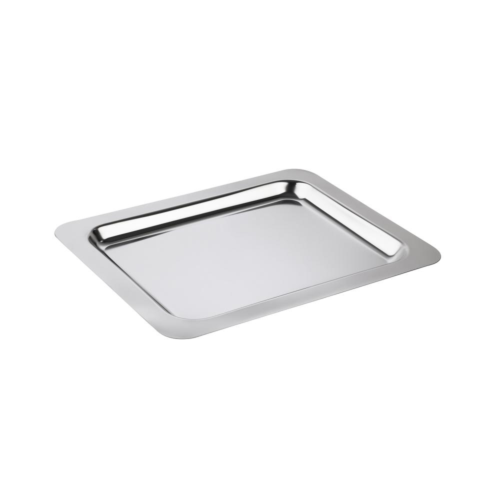 Tálca FPROFI LINE, polírozott, rozsdamentes acélból, 32.5x26.5x2 cm | APS 12100