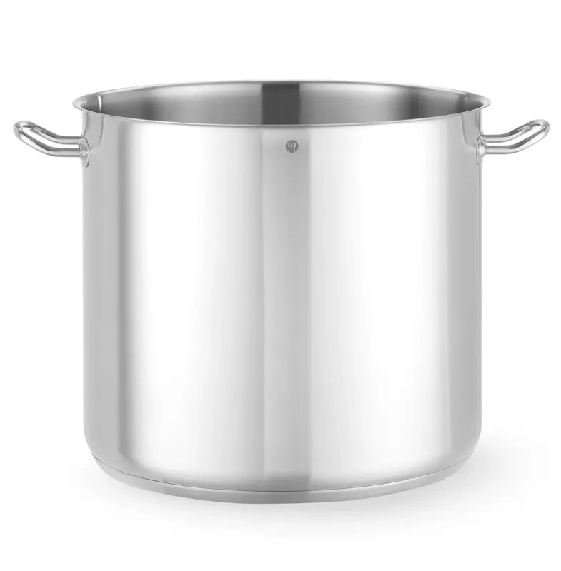 Rozsdamentes acél magas fazék fedő nélkül, Kitchen Line, 45 l, átmérő 40 cm, magasság 36 cm | HENDI 837122