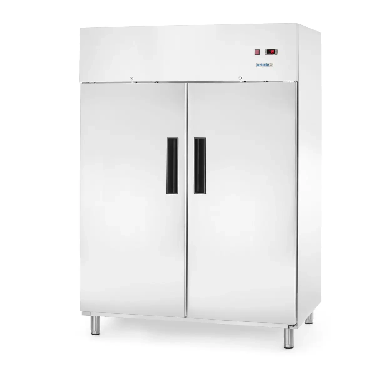 Fagyasztószekrény 2 ajtós GN 2/1, rozsdamentes acél, 1400 l, automatikus leolvasztás | ARKTIC 236703