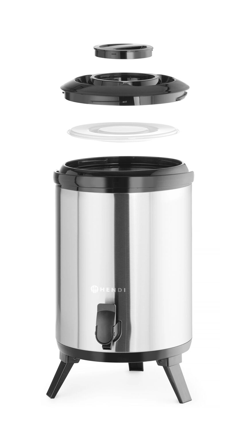 Termosz vendéglátóipari 9 L, leeresztő csap, átmérő 22,6 cm | HENDI 425336