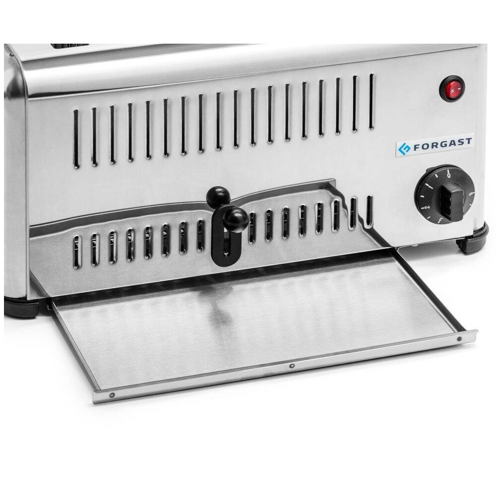 Kenyérpirító 6 rozsdamentes acélból, 6 adag, 3,24 kW | FORGAST FG09806