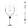 Borospoharak WINE 540, 540 ml, 6 darabos készlet | KROSNO GLASS F57D453045001010
