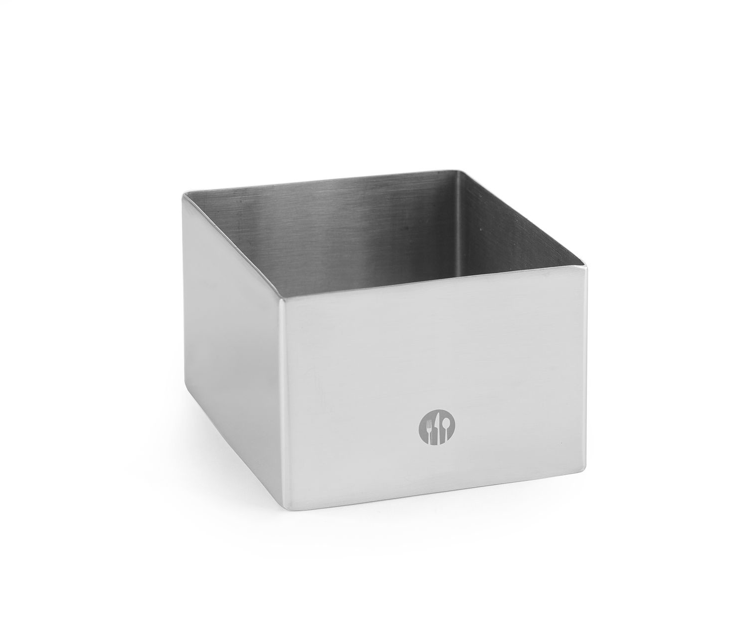 Konyhai-cukrász forma lenyomó nélkül 6.5x6.5x4.5 cm | HENDI 512166