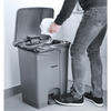 Hulladéktároló pedállal, űrtartalom 87 L | AMERBOX 691168