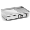 Elektromos sima-bordázott grilllap, 72,8x40 cm, 4,4 kW | FORGAST FG09104