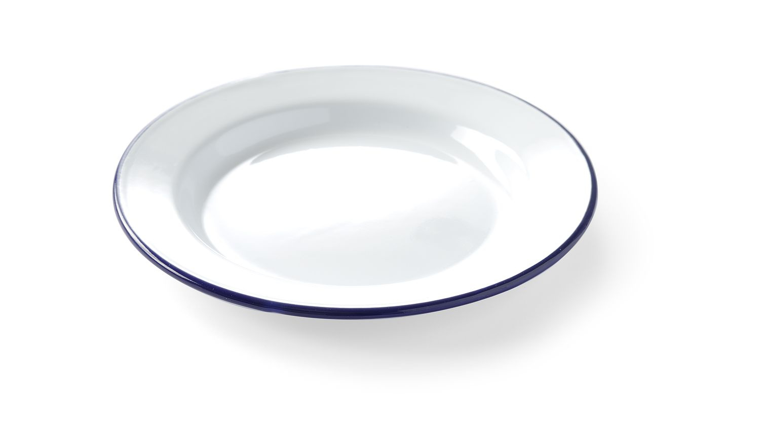 Lapos zománcozott tányér - átm. 24 cm | HENDI 621233