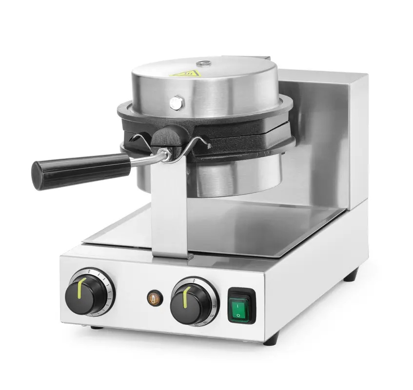 Gofrisütő Bubble Waffle forgatható, 1,5 kW, rozsdamentes acél | HENDI 212196