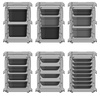 Hőszigetelt catering ételszállító doboz, 2 x GN 1/1 200 mm, 63,5x46,5x66 cm | HENDI 707999