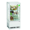 Hűtött vitrines szekrény Mini 78L fehér | BARTSCHER 700578G