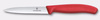 Zöldség- és gyümölcskés Swiss Classic, recés penge 10 cm, piros | VICTORINOX 6.7731.C1