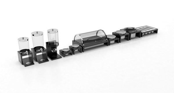 Hűtött vitrin "BRIDGE" GN 1/1 | APS 13990