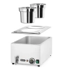 Melegen tartó Hendi Ranger leeresztőcsappal, 8 l, 1000 W, 60,4x33,2x31,5 cm, 2x4 l tartály, 3xGN 1/3 | HENDI 201473