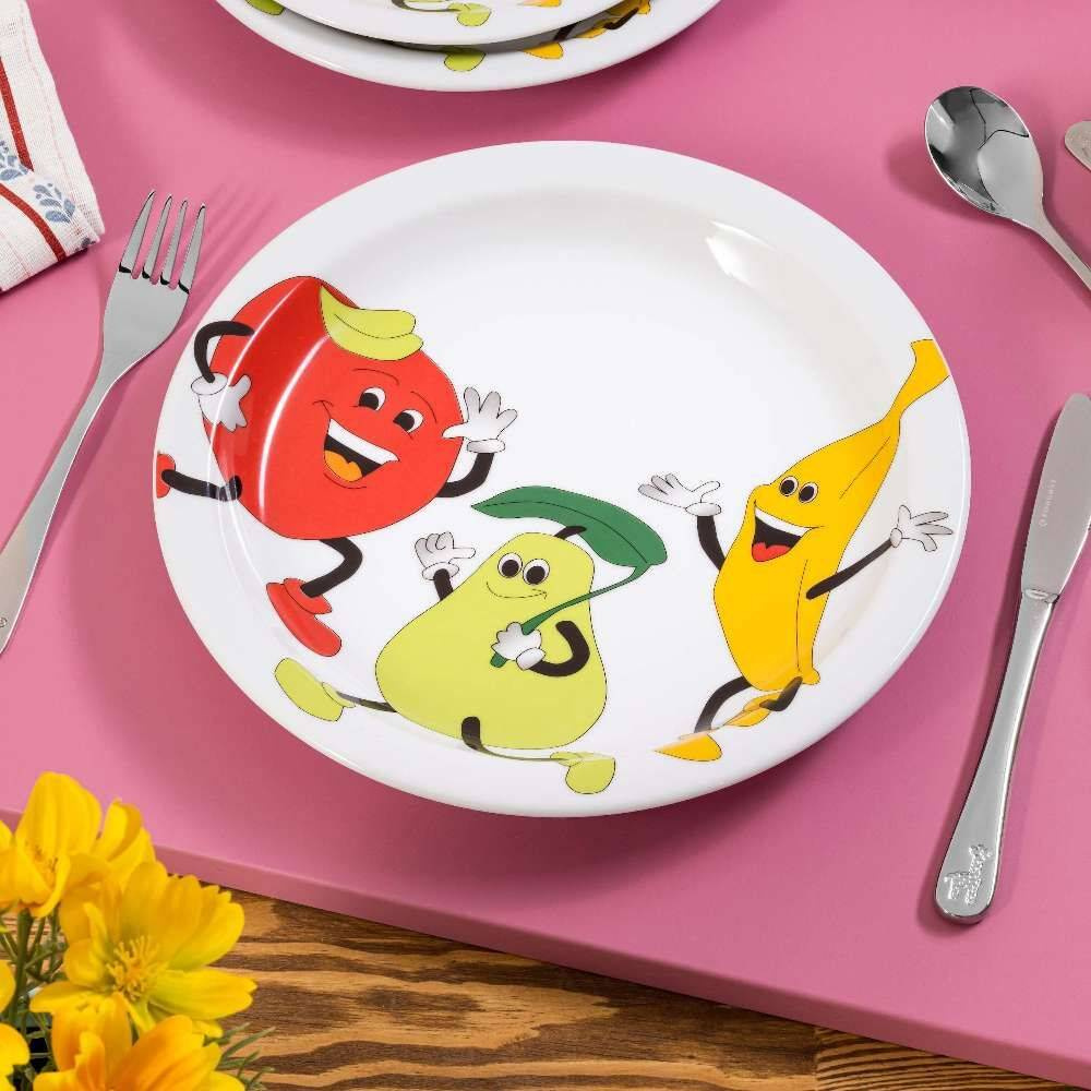 Lapos porcelán tányér Kids Modermo 24 cm | MODERMO MP054