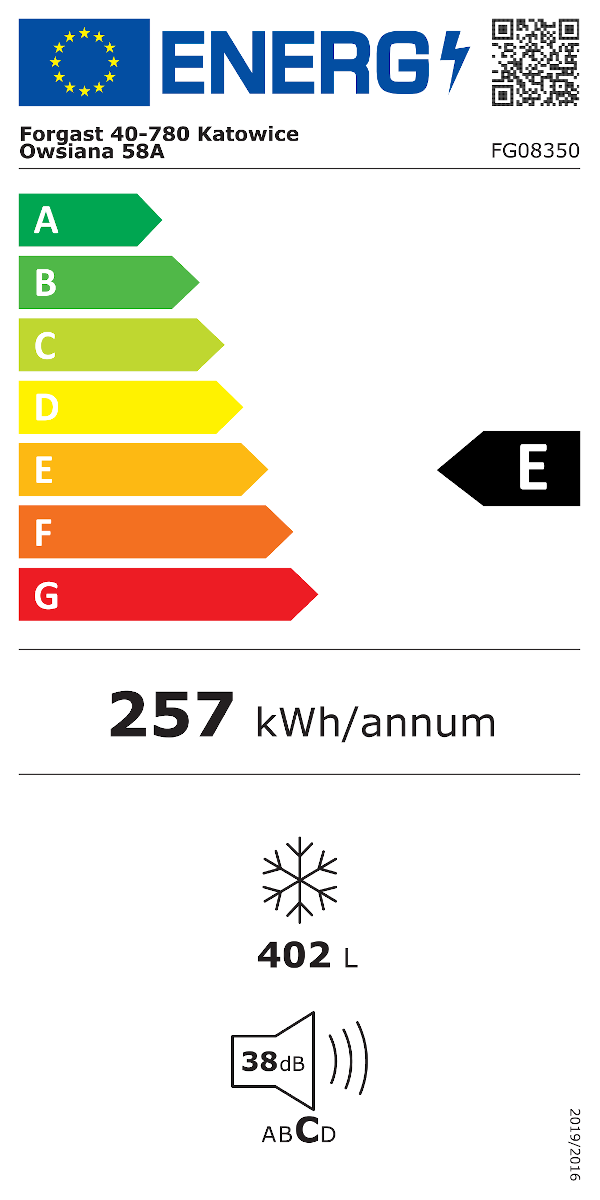 Mélyhűtőláda, űrtartalom 402 l | FORGAST FG08350
