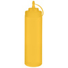 Hideg szószadagoló kupakkal, sárga / átlátszó, 6 darabos készlet, 760 ml | APS 93257