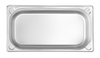 GN 1/3 edény, 10 cm mély, rozsdamentes acélból, KITCHEN LINE | HENDI 806432