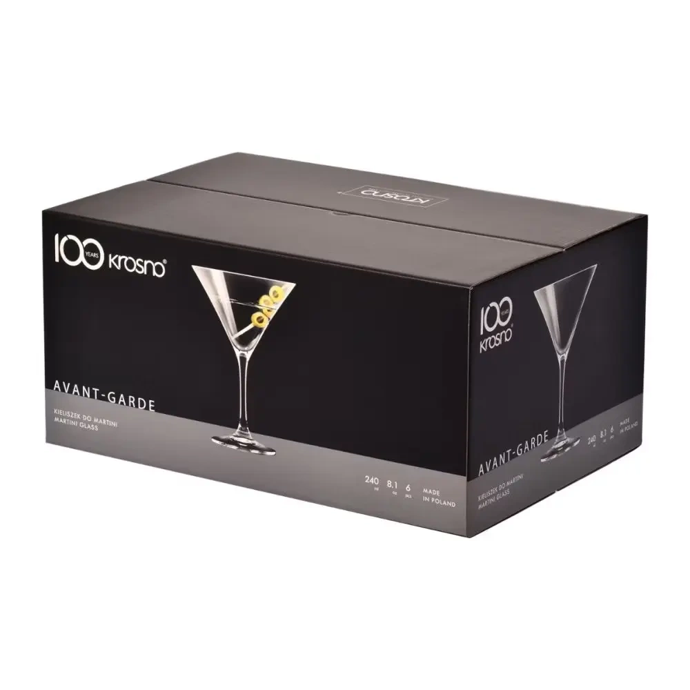 Martinis poharak, Avant-Garde, 240 ml - 6 darabos készlet | KROSNO F5782350150B3N90