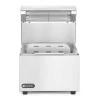 Hasábburgonya melegentartó, GN 1/2, 220-240V/400W, 35.7x26.7x37.6 cm | HENDI 209066