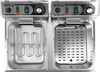 Elektromos olajsütő 2 rekeszes 2x6 l | YATO YG-04622