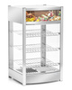Pizza melegentartó vitrin, 3 szintes, 97 l, 0.8 kW | FORGAST FG09603