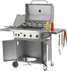 Gázgrill AKKA 4+1, öntöttvas ráccsal, 16 kW | LUND 99655