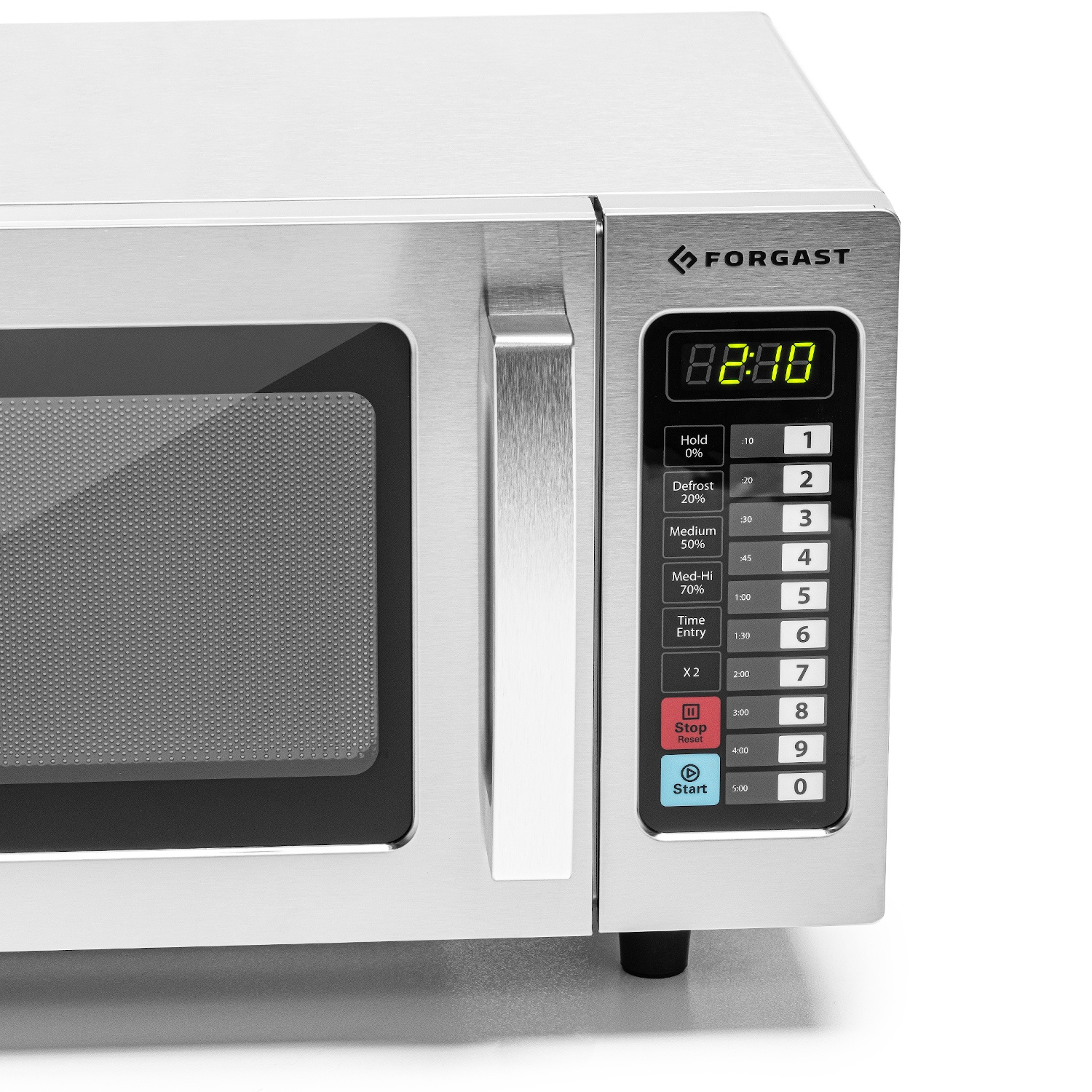 Mikrohullámú sütő 25 l, elektronikus, 1,55 kW, 230 V | FORGAST FG09904