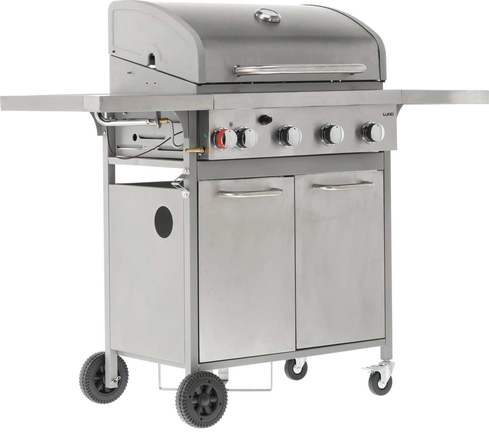 Gázgrill AKKA 4+1, öntöttvas ráccsal, 16 kW | LUND 99655
