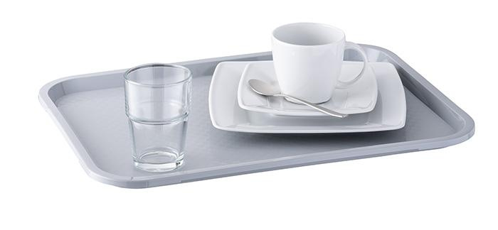 Tálca FAST FOOD szürke, 41x30.5x2.5 cm | APS 538_APS