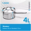 Rozsdamentes acél lábas fedővel, 6 l, 24 cm | FORGAST FG02106