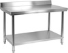 Rozsdamentes munkaasztal polccal 150x70x85 cm | YATO YG-09034