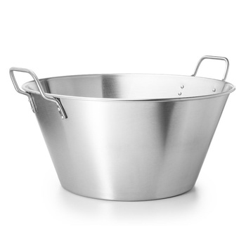 Acél üst rozsdamentes acélból, fogantyúkkal, átm. 50 cm | FORGAST FG02850