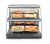 Melegentartó vitrin, kétszintes, 97 l, 0,56 kW | HENDI 233962