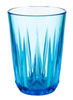 Tritán CRYSTAL pohár, kék, 200 ml, 7.5x11 cm, 48 darabos készlet | APS 10516