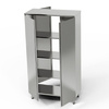 Rozsdamentes átadó szekrény 110x60x180 cm | FORGAST