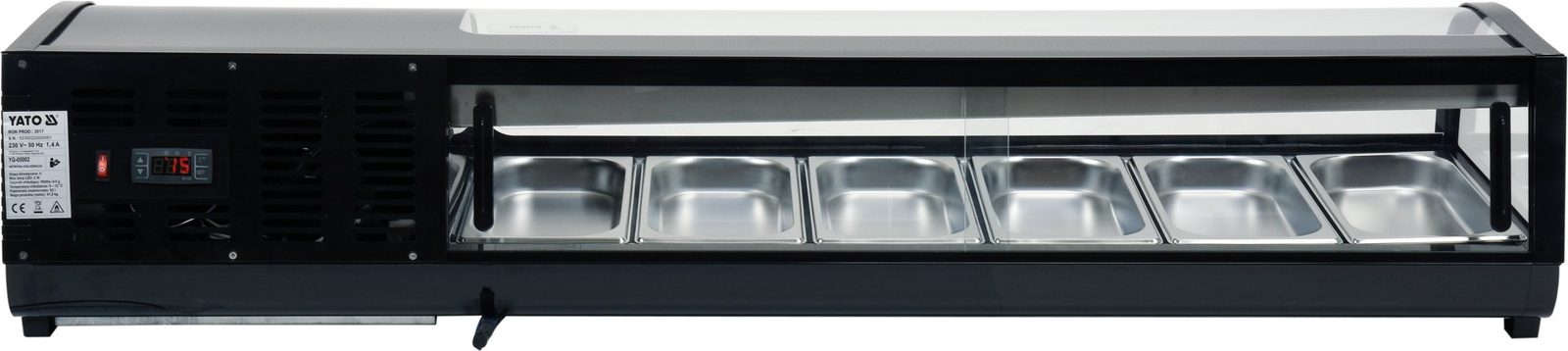 Sushi hűtött feltét 6x1/3 GN-hez | YATO YG-05002