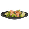 Tányér NERO melaminból, fekete, 21 cm | APS 85063