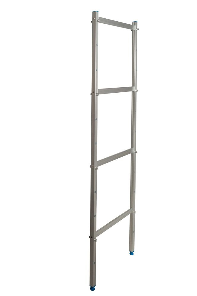 Szabadon álló 5 polcos állvány, mélység 40 cm, 3PD-45+5P-134+5P-144 | ALUSHELF 40230