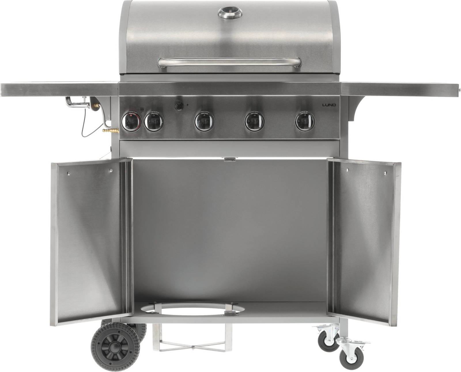 Gázgrill AKKA 4+1, öntöttvas ráccsal, 16 kW | LUND 99655