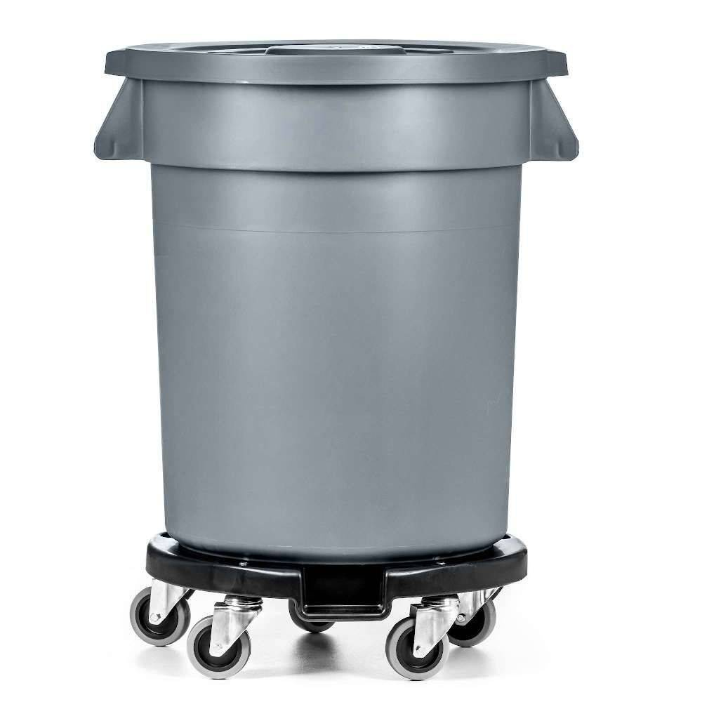 Szemetes kuka, 120 l-es tárolóedény, 55 cm átmérő, 69 cm magasság | FORGAST FG00512