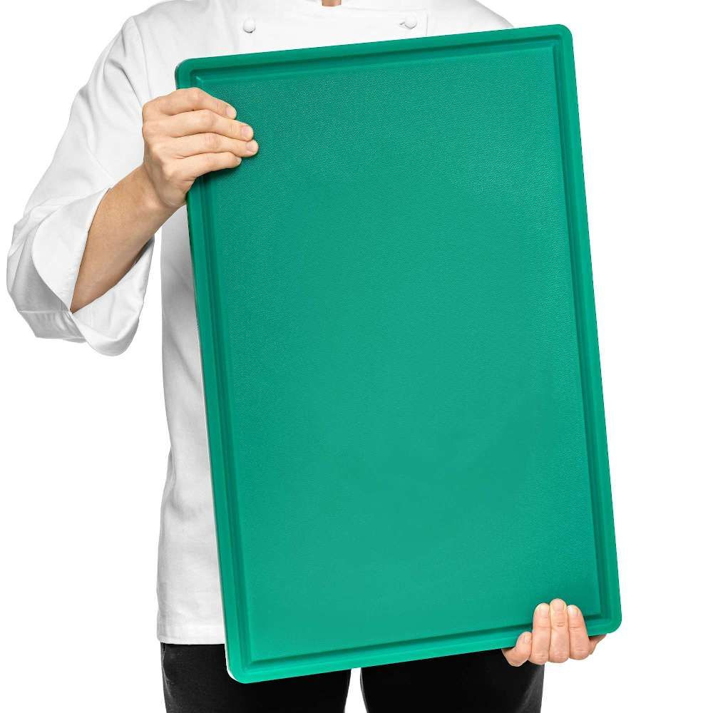Vágódeszka HACCP zöld 60x40 cm | FORGAST FG12612