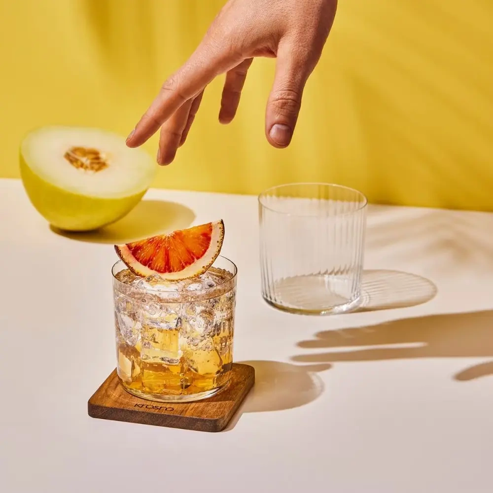 Poharak függőleges bordázattal Mixology 410 ml - 6 darabos készlet | KROSNO GLASS F68C366035011520